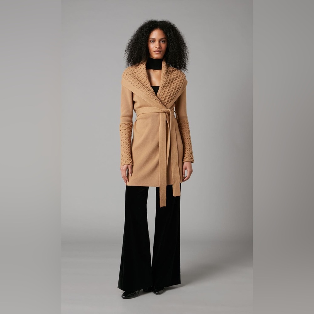 Temperley London Honeycomb Knit Cardigan - Picture 2 of 13